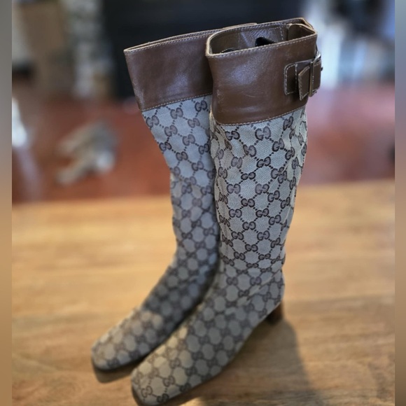 Gucci Monogram boots - Picture 4 of 16